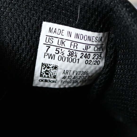 ADIDAS Superstar Leather Sneakers Running Shoes Black White Women's Size 7 - Picture 11 of 12